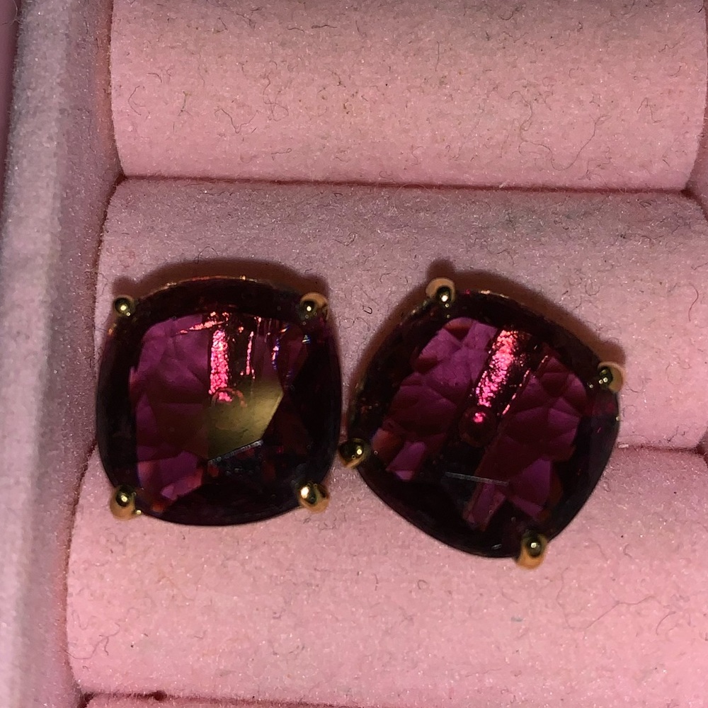 Kate Spade Purple Gem Earrings